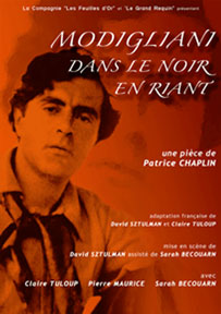 Modigliani dans le noir en riant